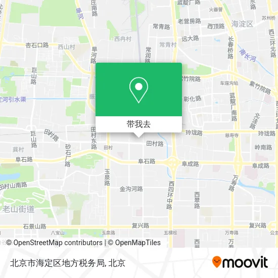 北京市海定区地方税务局地图