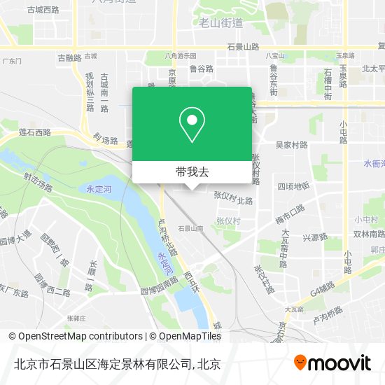 北京市石景山区海定景林有限公司地图