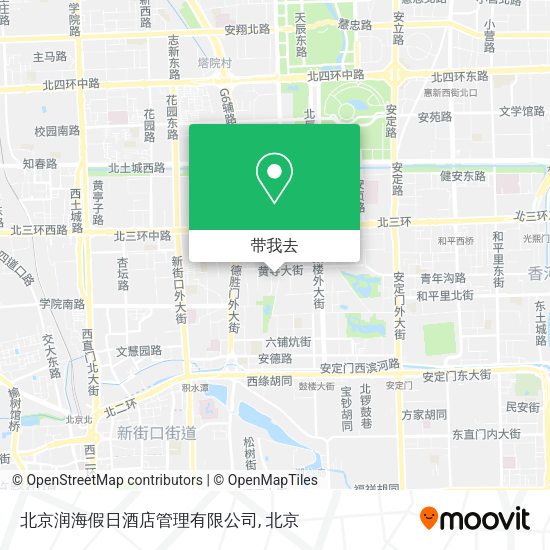 北京润海假日酒店管理有限公司地图