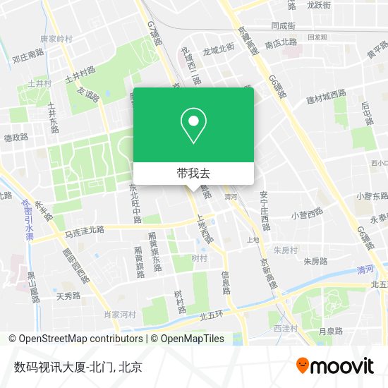 数码视讯大厦-北门地图