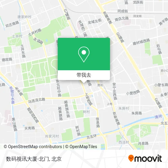 数码视讯大厦-北门地图