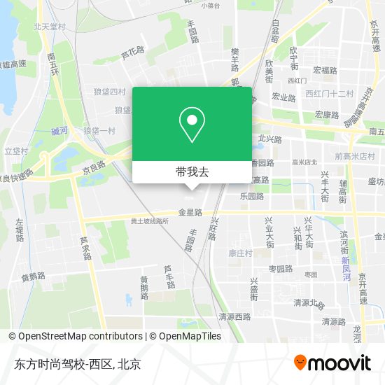 东方时尚驾校-西区地图