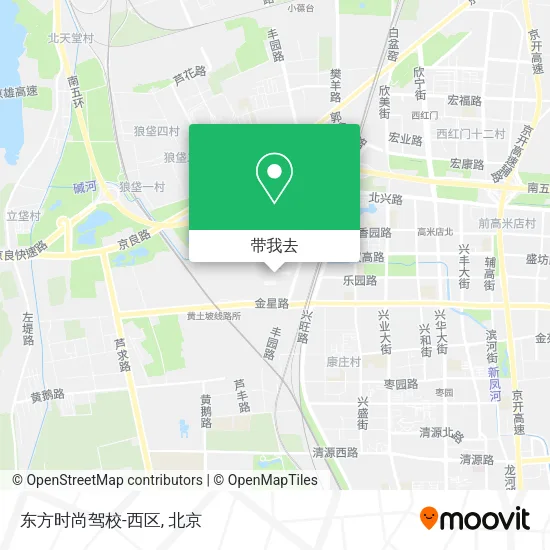 东方时尚驾校-西区地图