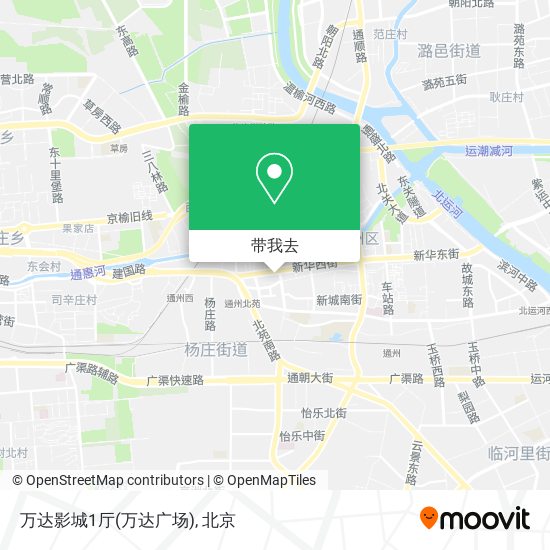 万达影城1厅(万达广场)地图