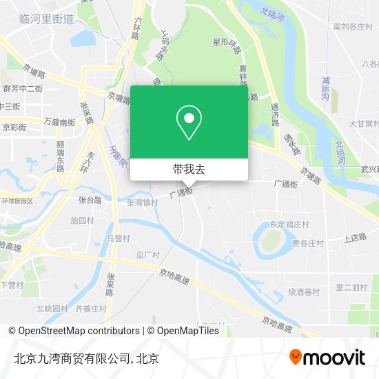 北京九湾商贸有限公司地图