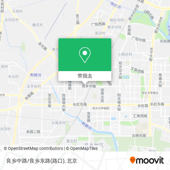 良乡中路/良乡东路(路口)地图