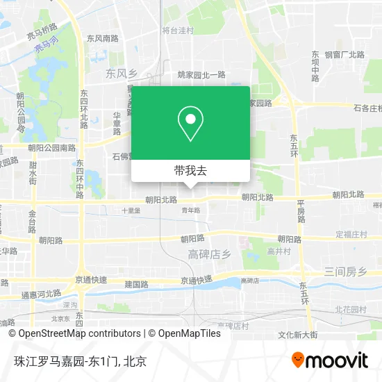 珠江罗马嘉园-东1门地图