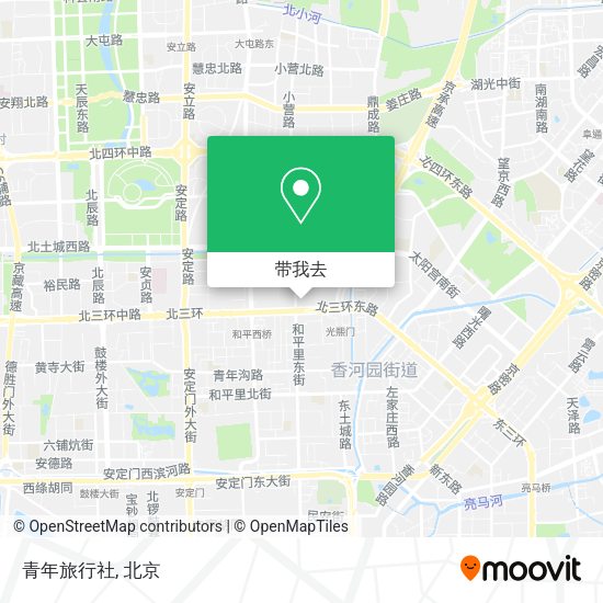 青年旅行社地图