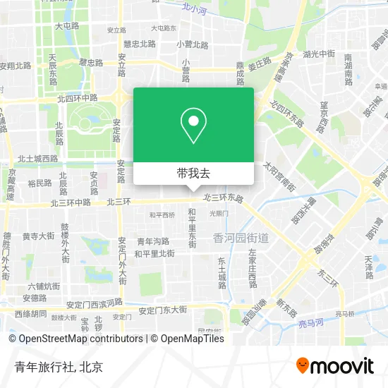青年旅行社地图