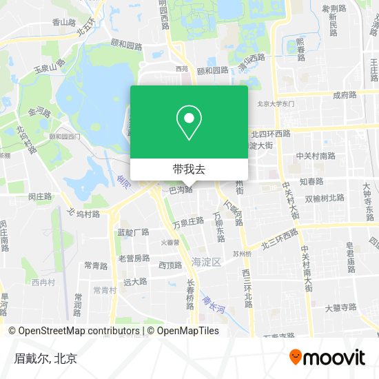 眉戴尔地图