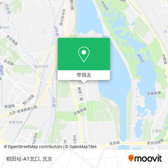 稻田站-A1北口地图