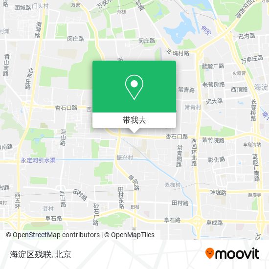 海淀区残联地图