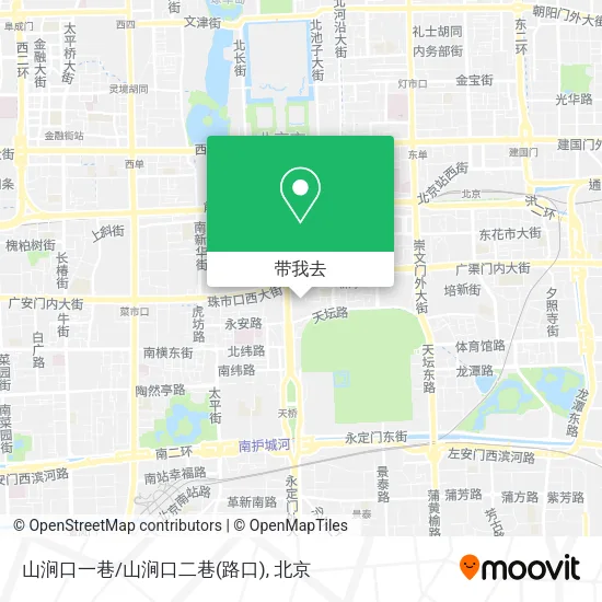 山涧口一巷/山涧口二巷(路口)地图