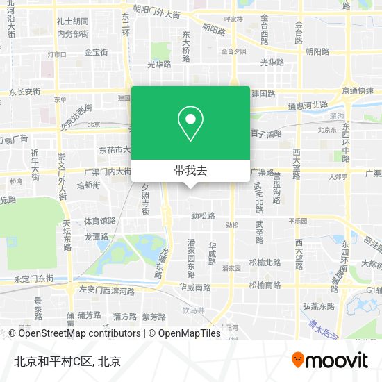 北京和平村C区地图