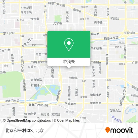 北京和平村C区地图