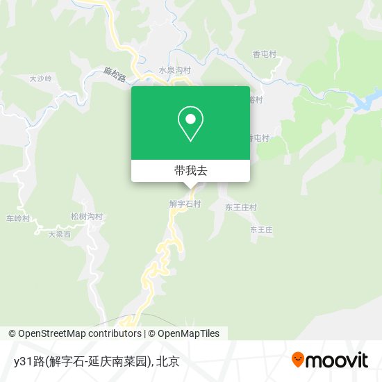 y31路(解字石-延庆南菜园)地图
