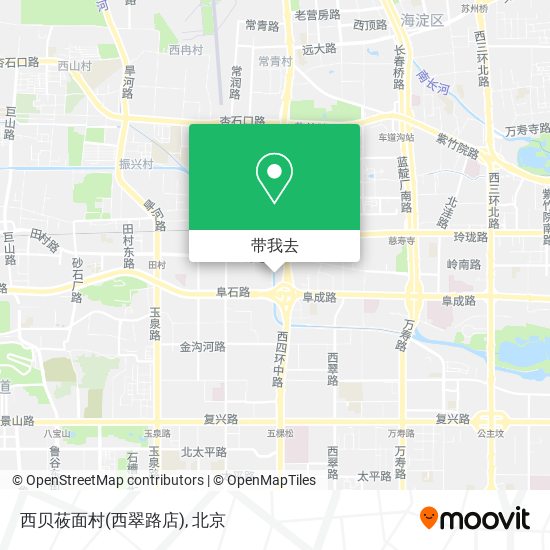 西贝莜面村(西翠路店)地图