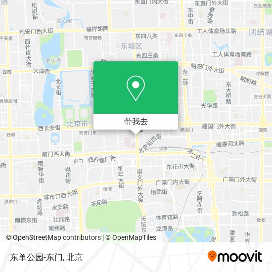 东单公园-东门地图