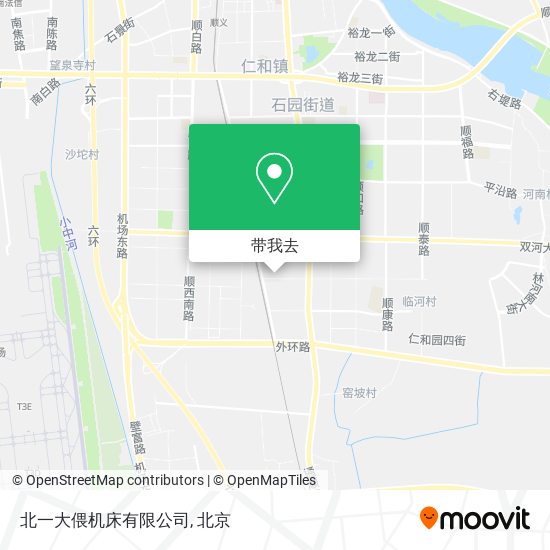 北一大偎机床有限公司地图