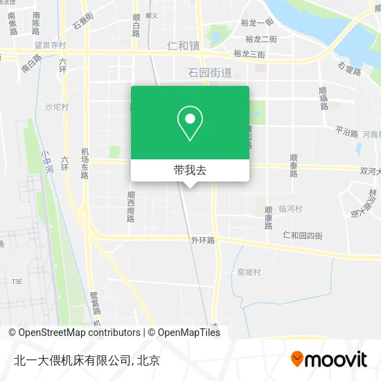 北一大偎机床有限公司地图