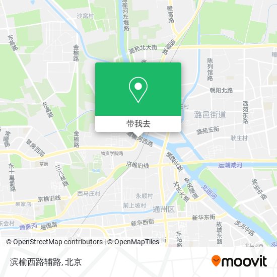 滨榆西路辅路地图