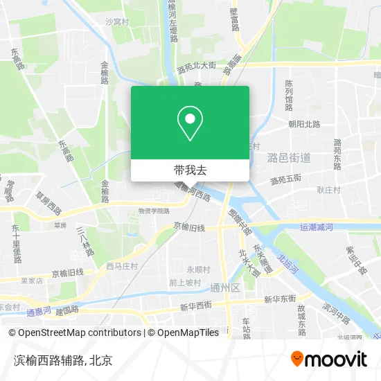 滨榆西路辅路地图