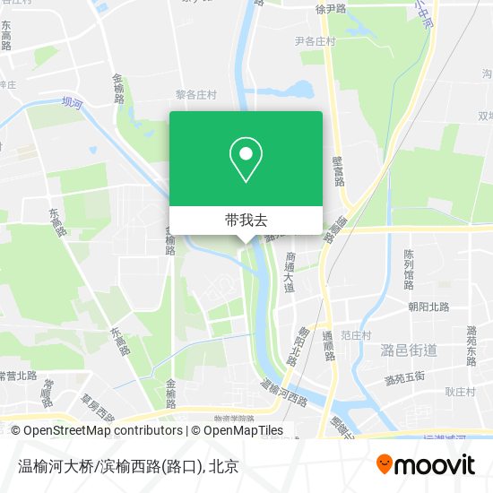 温榆河大桥/滨榆西路(路口)地图