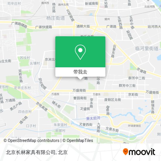 北京长林家具有限公司地图