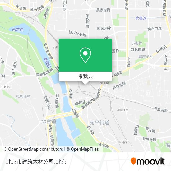 北京市建筑木材公司地图
