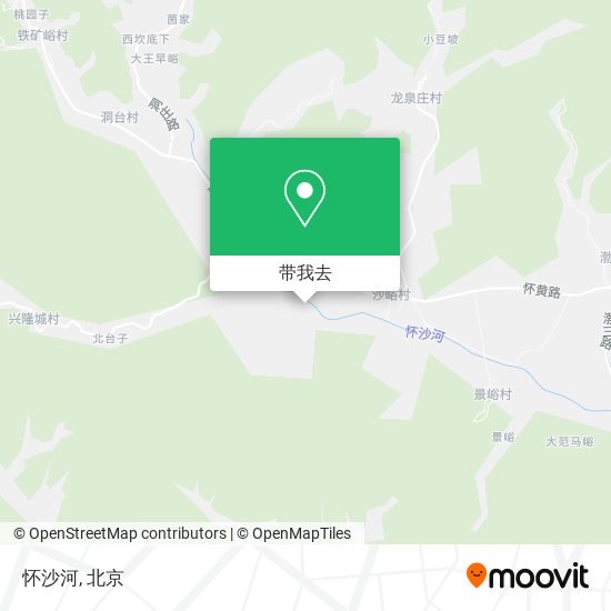 怀沙河地图