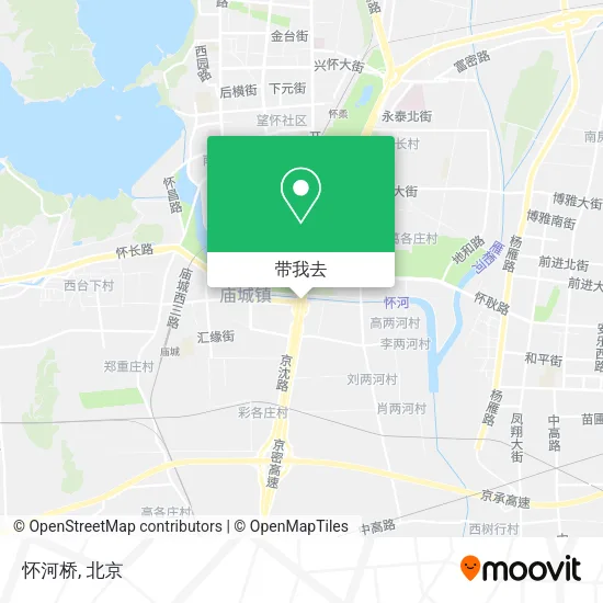 怀河桥地图
