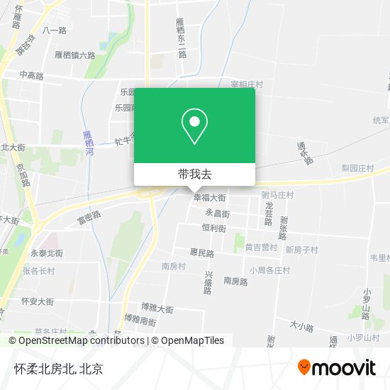 怀柔北房北地图