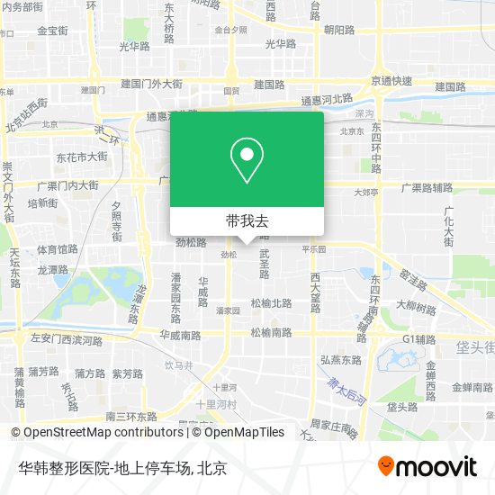 华韩整形医院-地上停车场地图