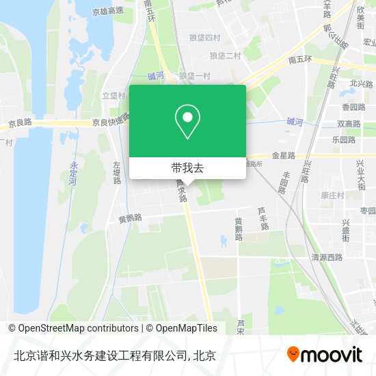 北京谐和兴水务建设工程有限公司地图