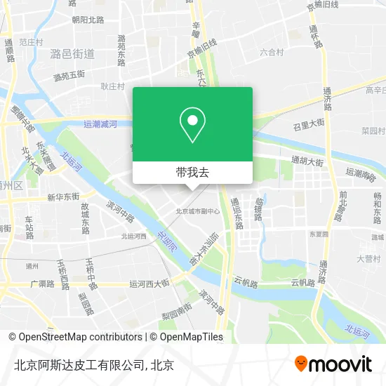 北京阿斯达皮工有限公司地图