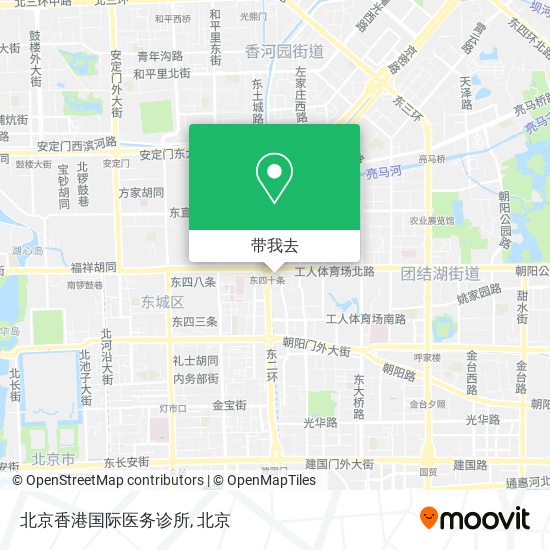 北京香港国际医务诊所地图