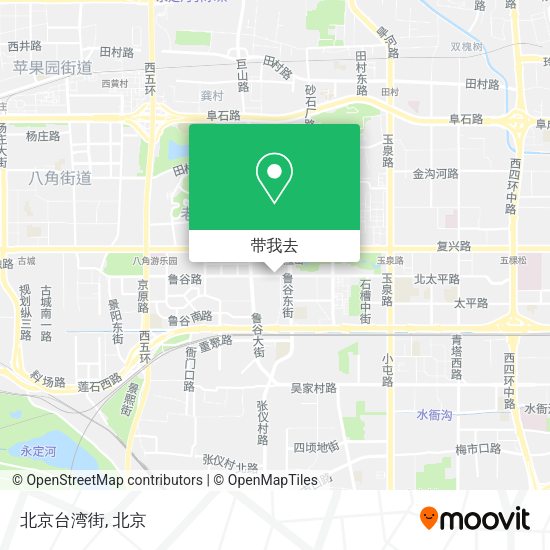 北京台湾街地图