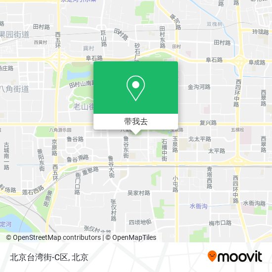 北京台湾街-C区地图