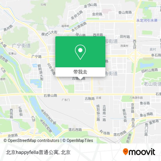 北京happyfella普通公寓地图