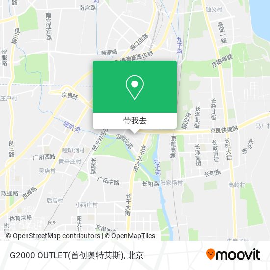 G2000 OUTLET(首创奥特莱斯)地图