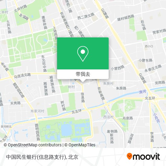 中国民生银行(信息路支行)地图