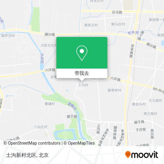 土沟新村北区地图