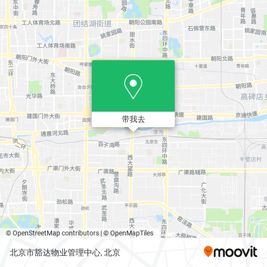 北京市豁达物业管理中心地图