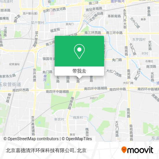 北京嘉德清洋环保科技有限公司地图