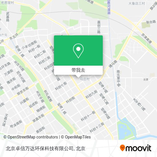 北京卓信万达环保科技有限公司地图