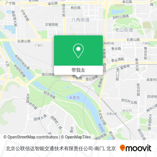北京公联信达智能交通技术有限责任公司-南门地图