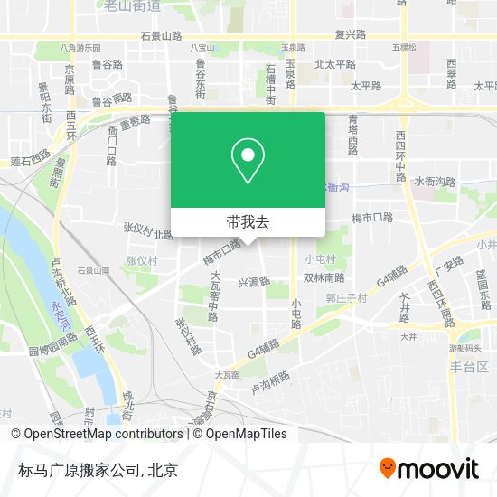 标马广原搬家公司地图