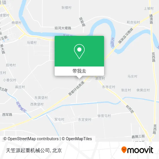 天笠源起重机械公司地图