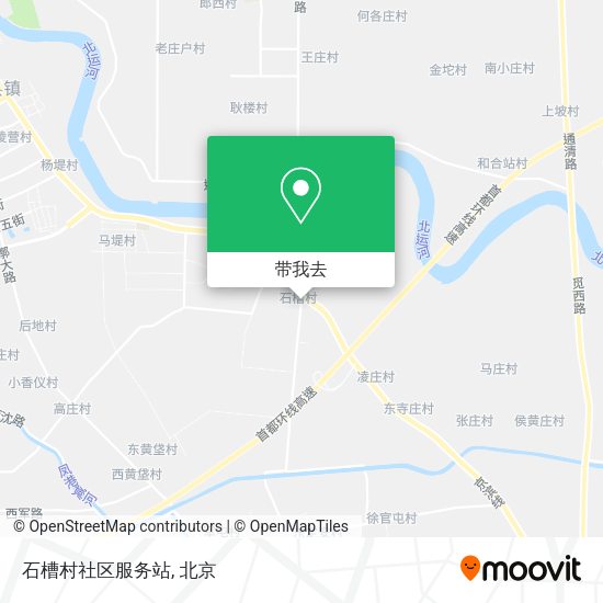 石槽村社区服务站地图