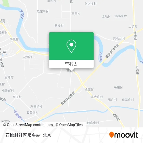 石槽村社区服务站地图